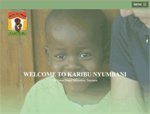 Tablet Screenshot of karibunyumbani.org